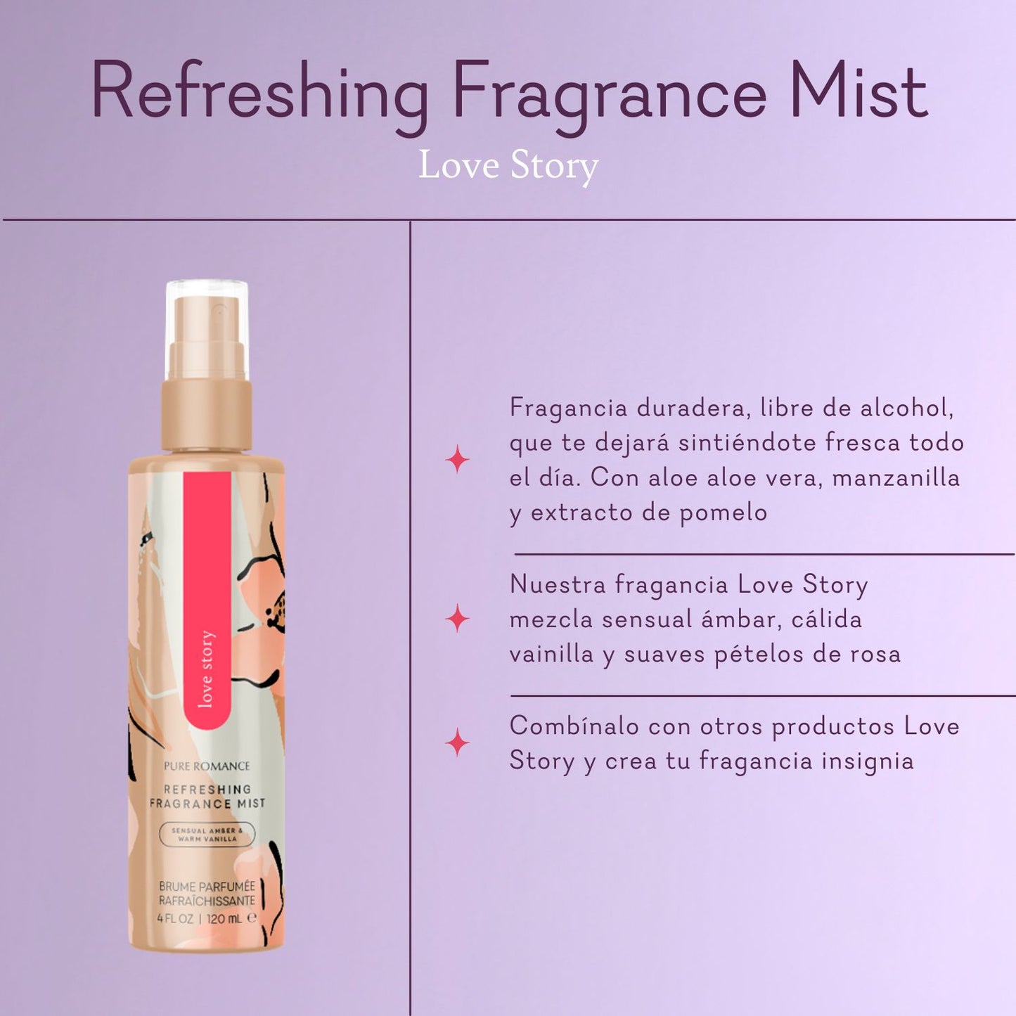 Refreshing Fragrance Mist - Love Story